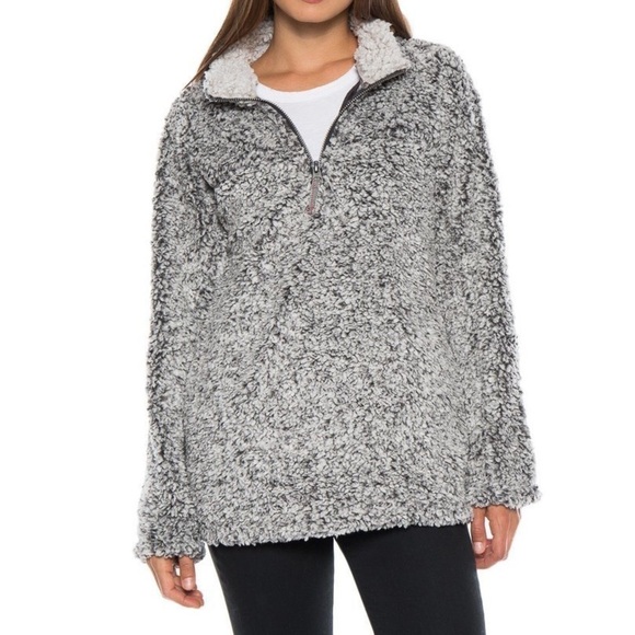 TRUE GRIT FROSTY TIP 1/2 ZIP PULLOVER SWEATER - Picture 1 of 12